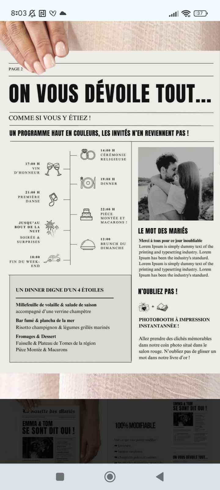 Rubrique pour le journal - 1