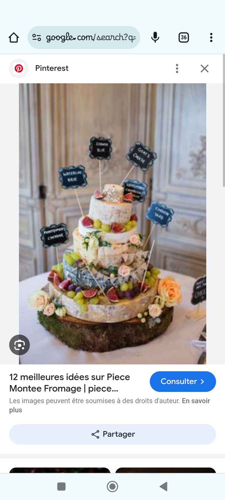 Pièce montée de fromage - 1