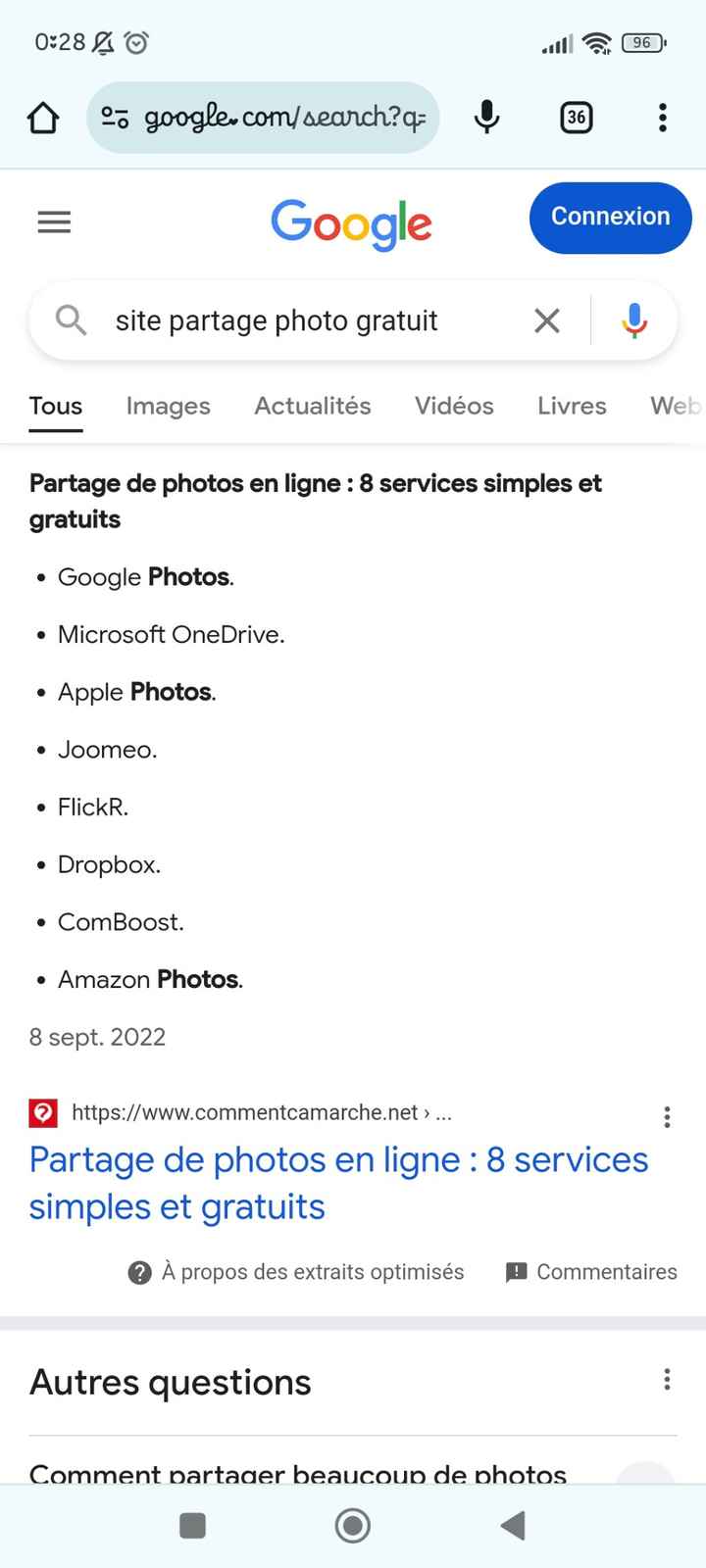 Site partage photos Gratuit - 1