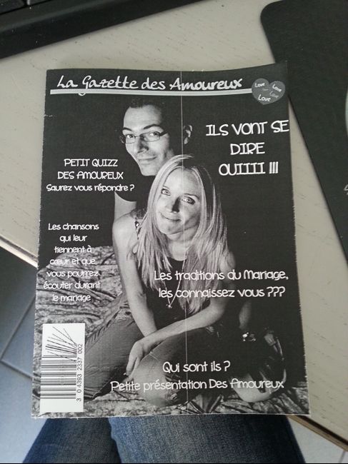 Ma Gazette des Amoureux