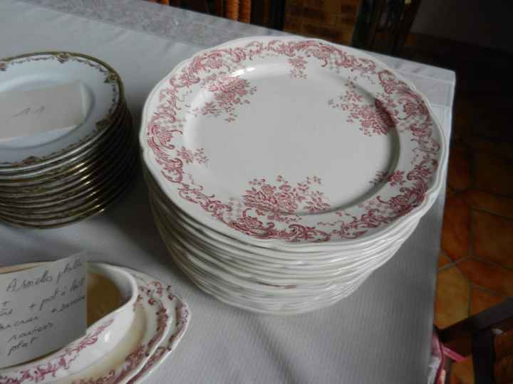 💕mes assiettes porcelaines💕dorées - 1
