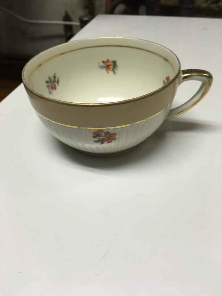 💕mes assiettes porcelaines💕dorées - 3