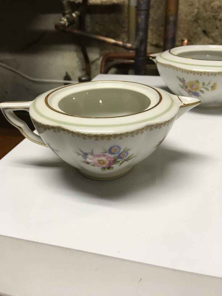 💕mes assiettes porcelaines💕dorées - 4