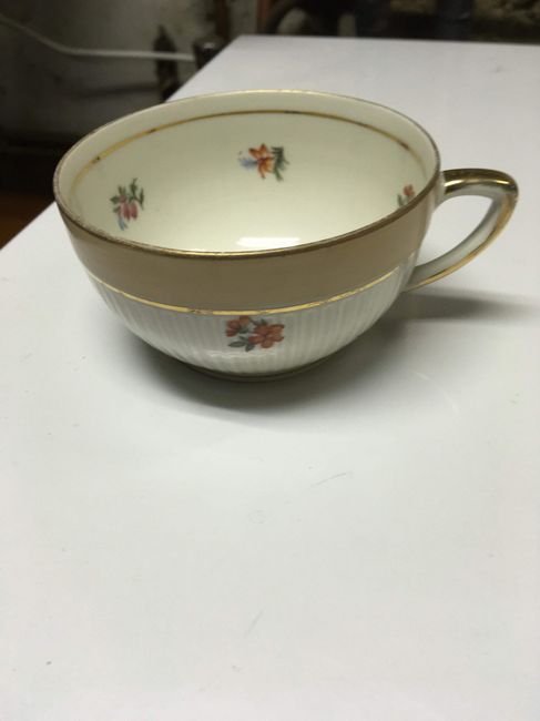💕mes assiettes porcelaines💕dorées - 3