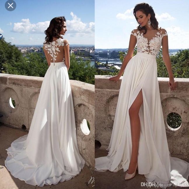Robe de mariée pour grande - 1