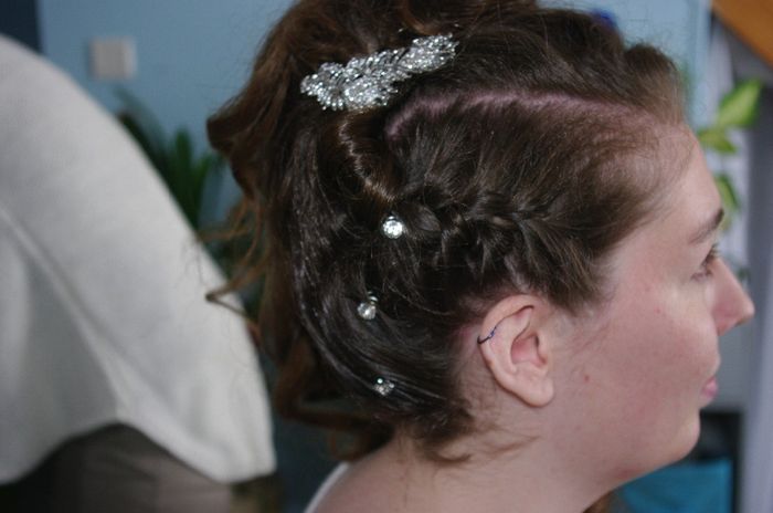 coiffure côté droit