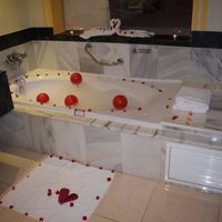 en rentrant d'excursion le jaccuzzi a été préparé!