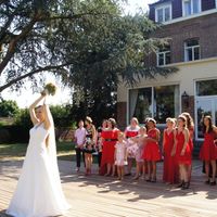 le lancé de bouquet