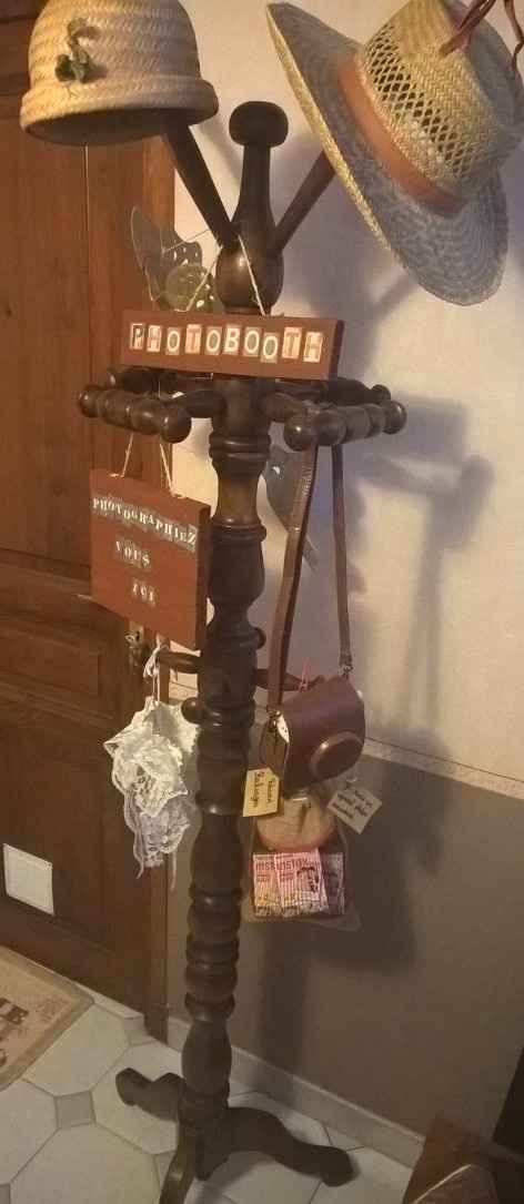 Porte manteau du Photobooth