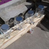 Jar fontaine + support - 2