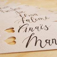 Petits bricolages du soir, nos marques places. - 1