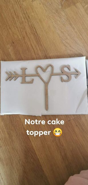 Notre cake topper ! 1