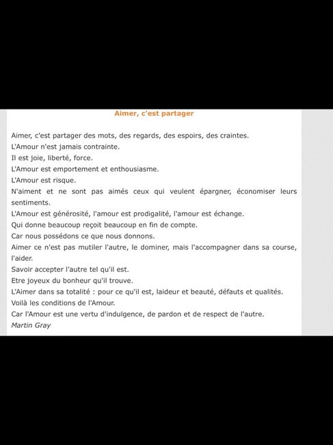 Question poèmes et texte à lire - 1