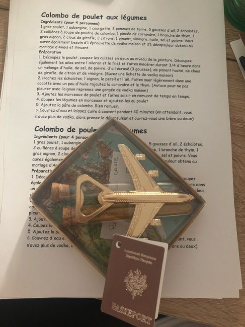 Cadeaux de table - 1