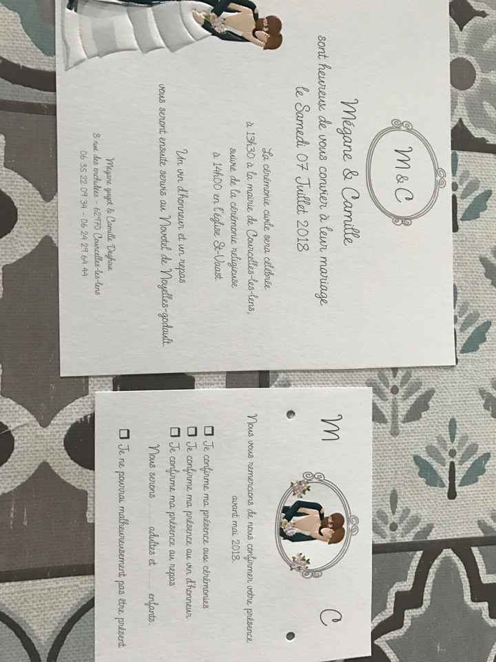  Mes faire part sont arrivés :) - 2