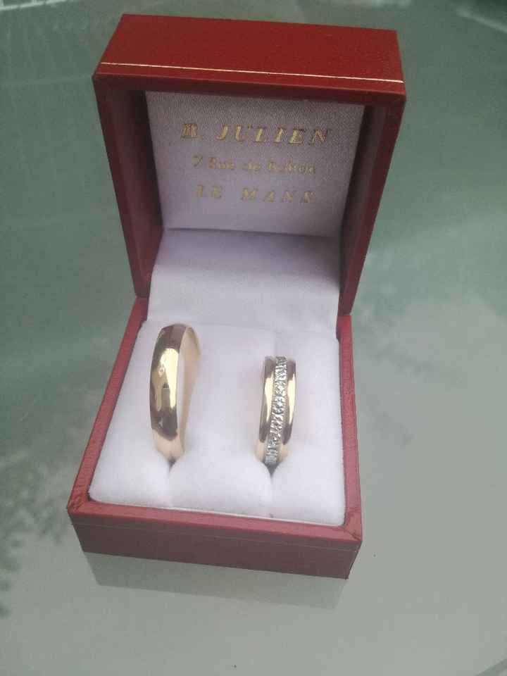 Alliances récupérées pour essayage 💍 - 1