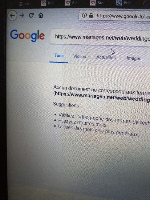 Adresse du site de mariage .... ??????  Comment le rendre accessible et visible - 1