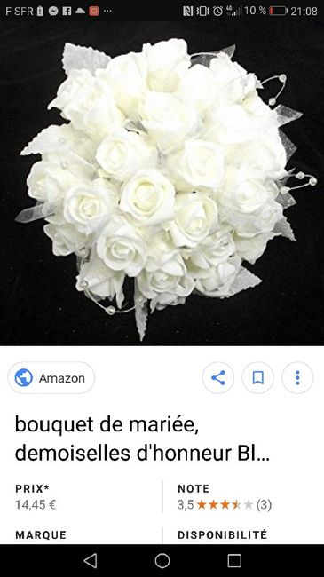 Bouquet blanc artificiel à conseiller ? ☺️💐 - 1