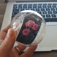 Menu et marque place et boules transparentes - 5