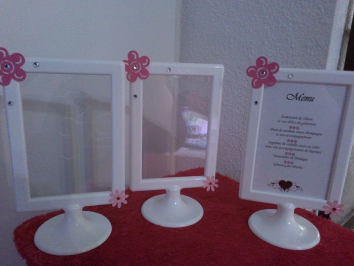 Cadre pour mes menus