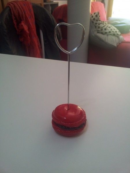 Porte nom macaron