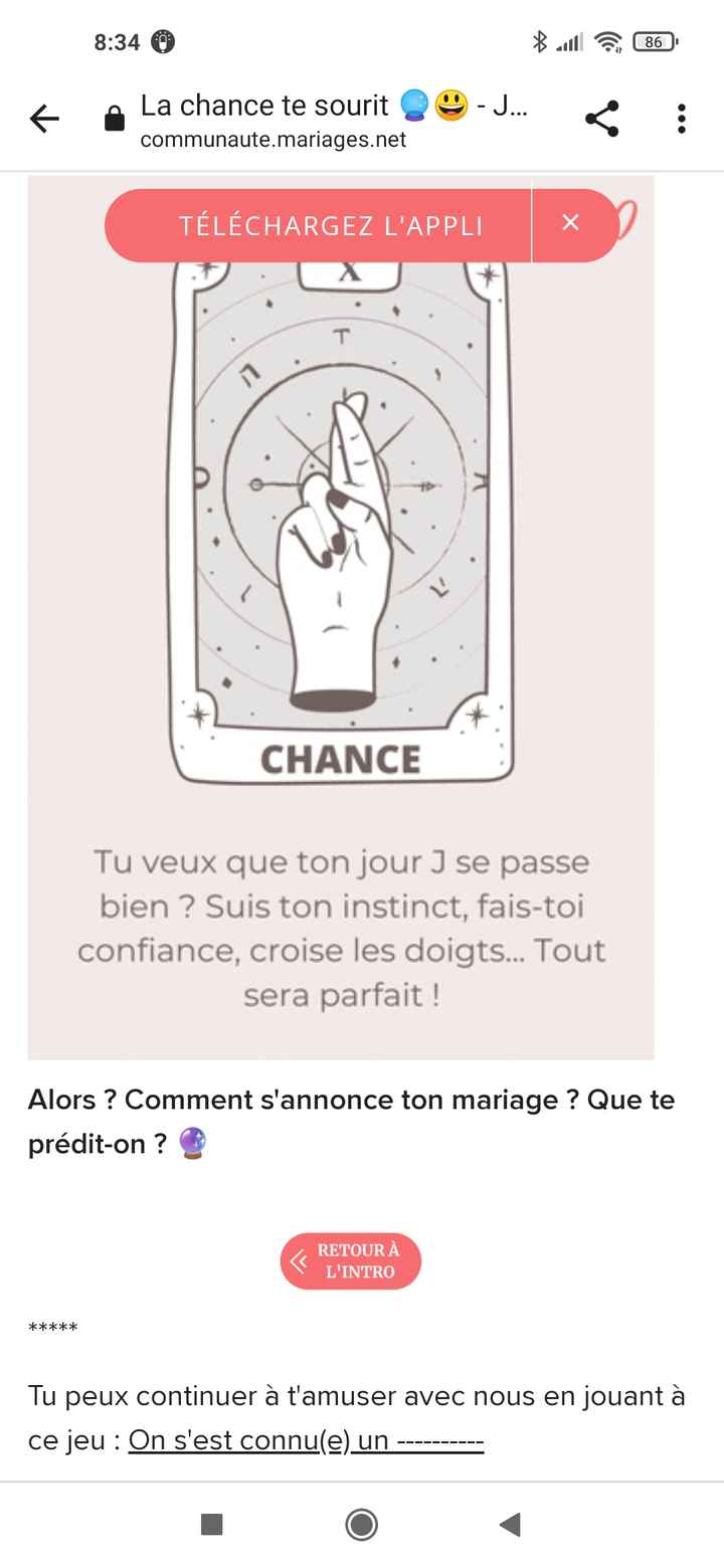 La chance te sourit 🔮😃 - 1