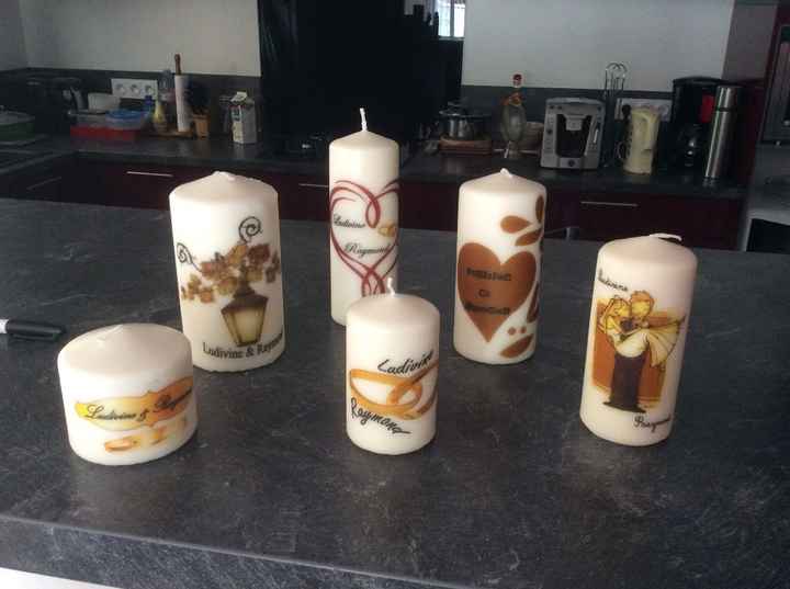 Bougies personnalisées 