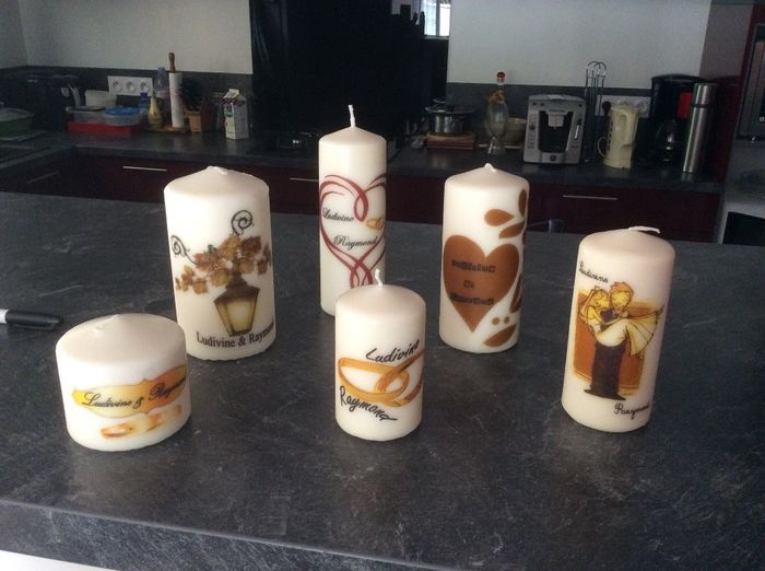 Bougies personnalisées 