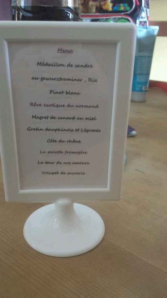 Fp porte menu et contenant dragées - 3