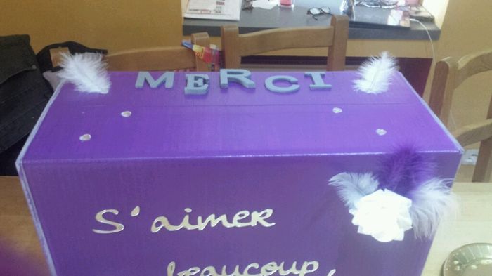 Urne et lettre diy - 2