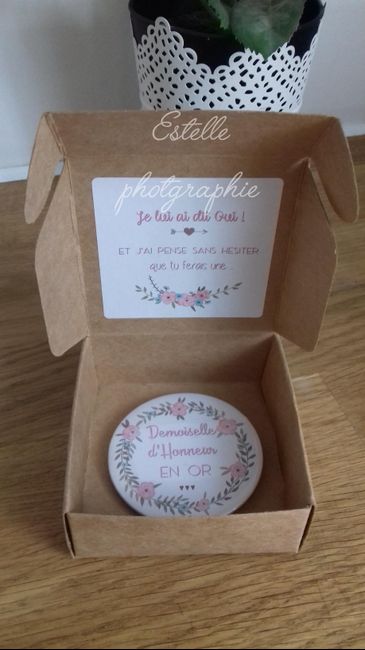 Mes cadeaux pour la demande de témoins et demoiselles d'honneur 9