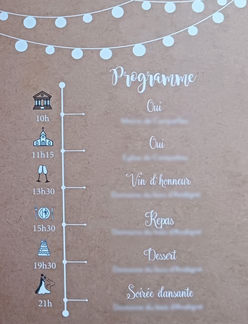 Réception de mes faire parts champêtre romantique via faireparterie ! 🤩✉️ 5