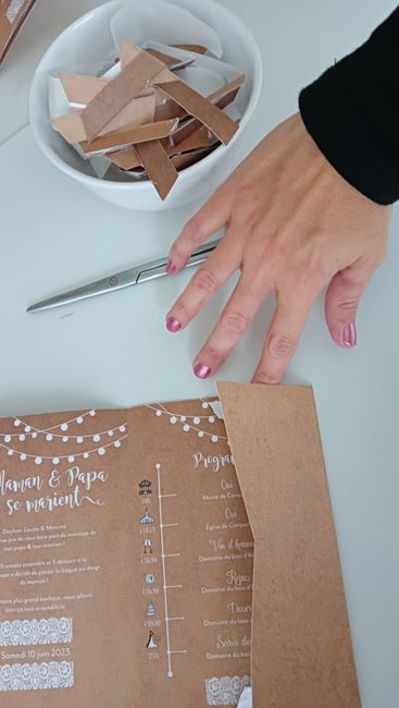 Customisation de mes faire-parts pochette en format Pocket fold maison ✂️✏️ 2
