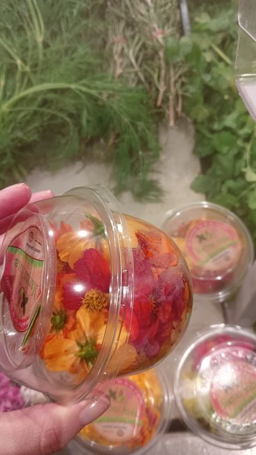 Fleurs comestibles magasin Grand Frais 🌻🌹🌸 6