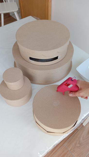 diy urne wedding cake - 4