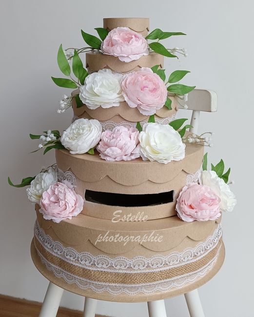 diy urne wedding cake - 6