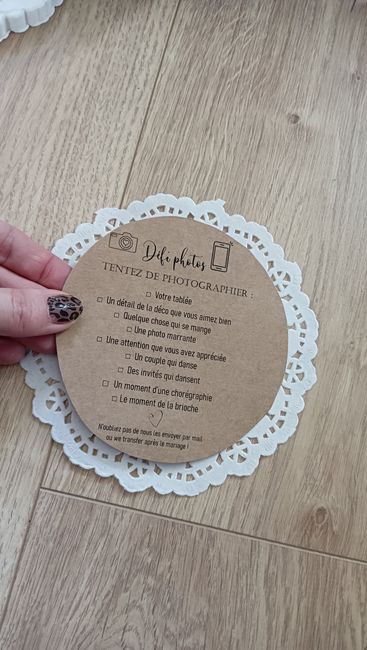 Eventail défi photo kraft & dentelle 🤎🤍 6