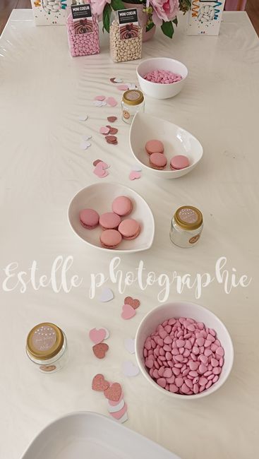 Aprem girly remplissage pots de dragées 🎀🍶 1