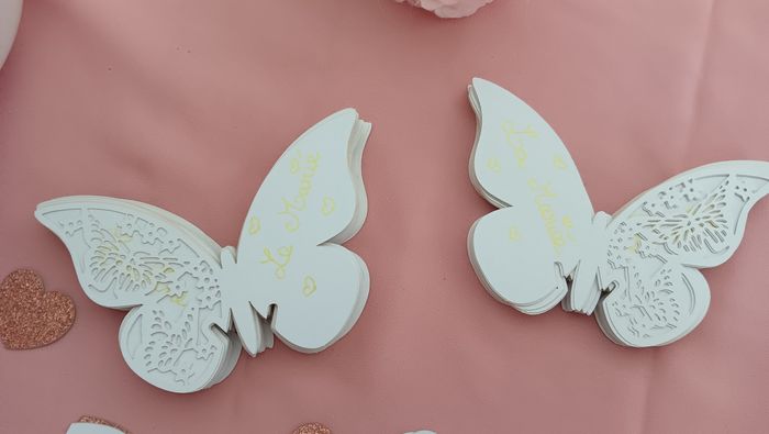 Porte noms papillons romantique 🦋🏳️ 4
