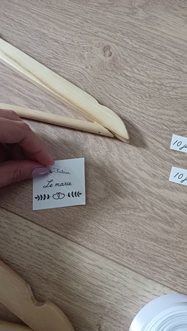 Nos cintres de mariés personnalisés 🕊️ 2