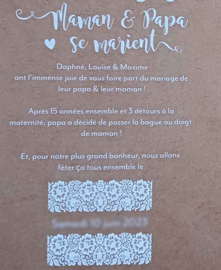 Réception de mes faire parts champêtre romantique via faireparterie ! 🤩✉️ - 4