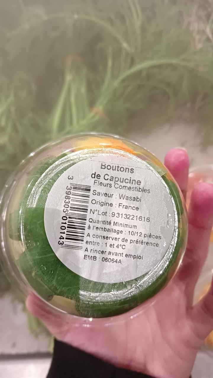 Fleurs comestibles magasin Grand Frais 🌻🌹🌸 - 5