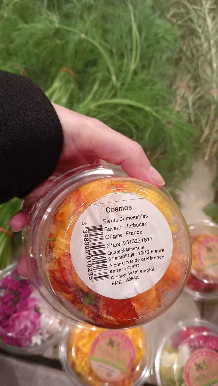 Fleurs comestibles magasin Grand Frais 🌻🌹🌸 - 7