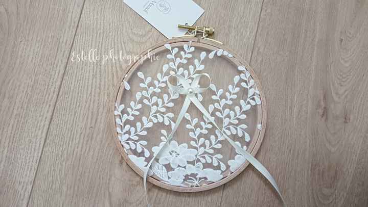 Notre porte alliances tambour en dentelle 😍💍 - 1