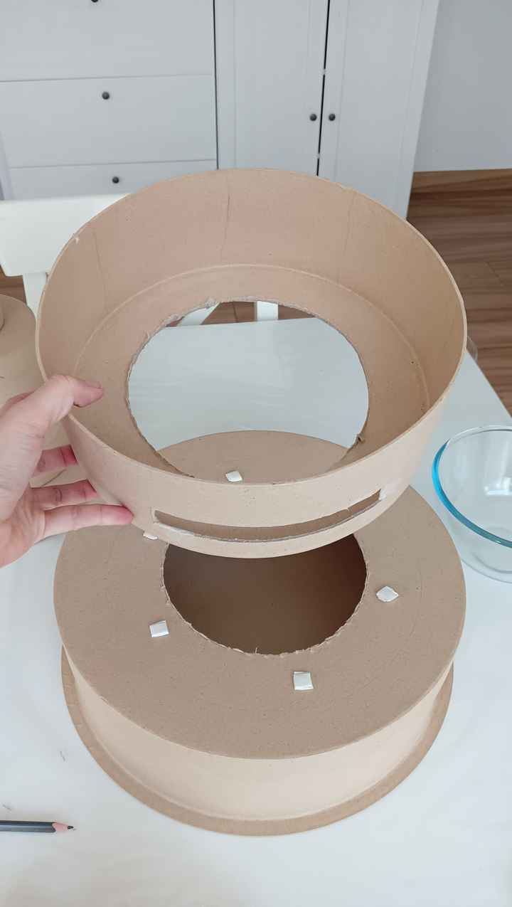 diy urne wedding cake - 3