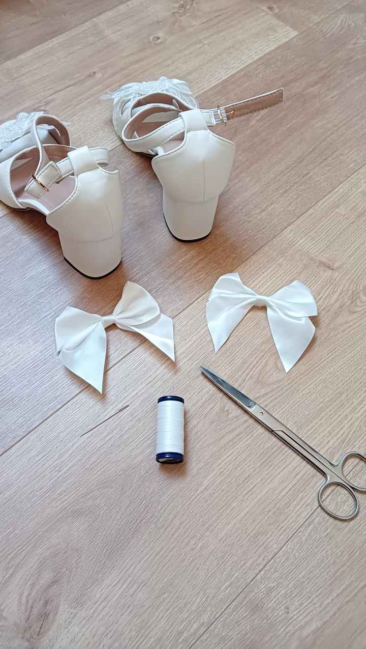 Customisation diy chaussures dentelle & nœuds 🩰🎀 - 3