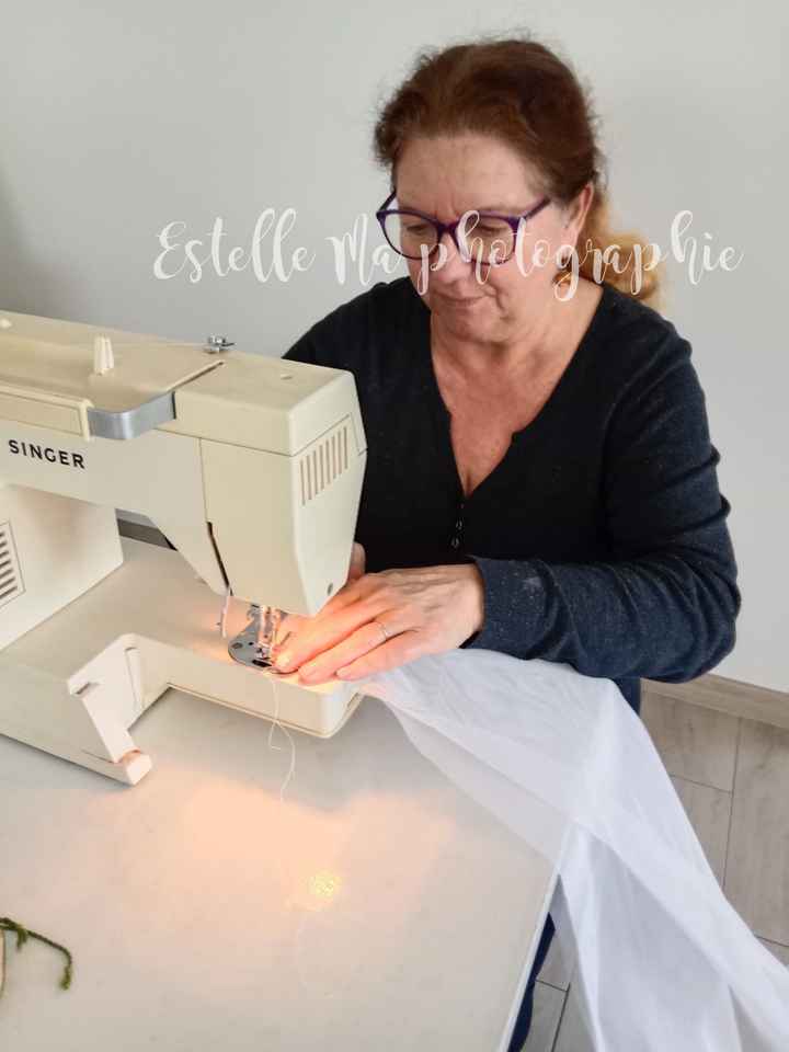 Couture voilage tenture plafond ✂️🧵📍 - 4