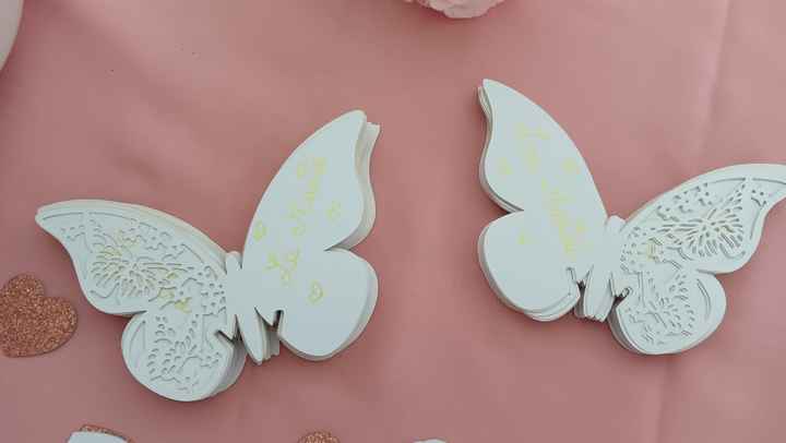Porte noms papillons romantique 🦋🏳️ - 4