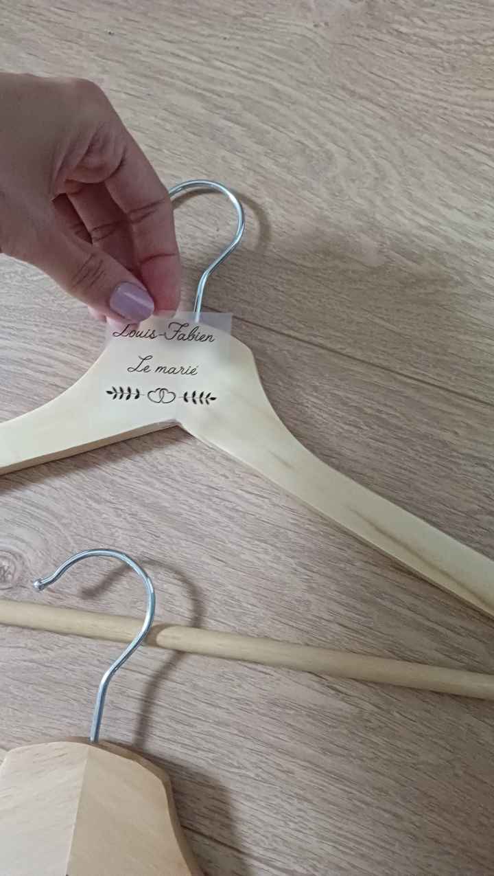Nos cintres de mariés personnalisés 🕊️ - 3