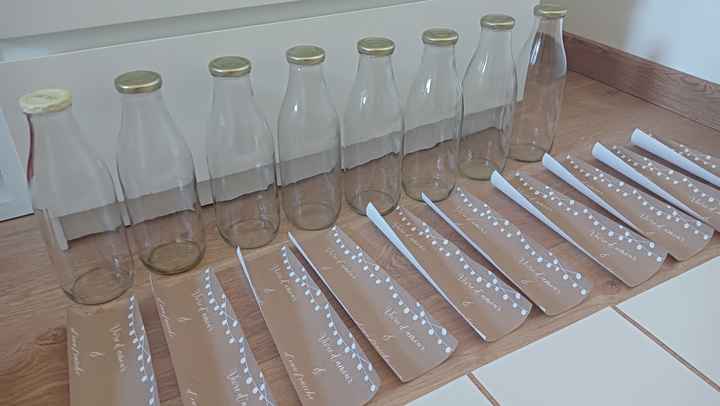 Mes bouteilles d'eau "vivre d'amour et d'eau fraiche" 🍶💧🧊 - 1